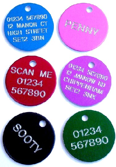 22mm Small Coloured Disc - �4.99
