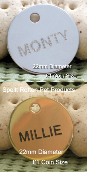 22mm Small Chrome or Brass Disc - �5.99
