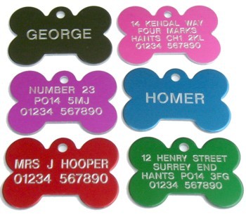 Large Coloured Bone Tag - �5.99
