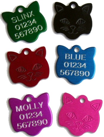 Six Colours Cat FaceTag - �4.99