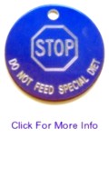 Do Not Feed Me Cat Tag Eight Colours - �5.99