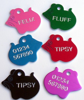 Mouse Shaped Cat Tag - �4.99